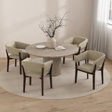 Blake Dining Armchair in Natural (set of 4) by Manhattan Comfort at Eve Furniture