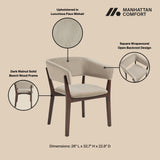 Blake Dining Armchair in Natural (set of 4) by Manhattan Comfort at Eve Furniture