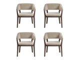 Blake Dining Armchair in Natural (set of 4) by Manhattan Comfort at Eve Furniture