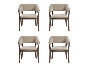 Blake Dining Armchair in Natural (set of 4) by Manhattan Comfort at Eve Furniture