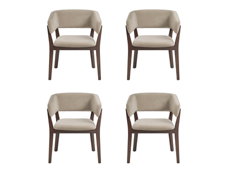 Blake Dining Armchair in Natural (set of 4) by Manhattan Comfort at Eve Furniture