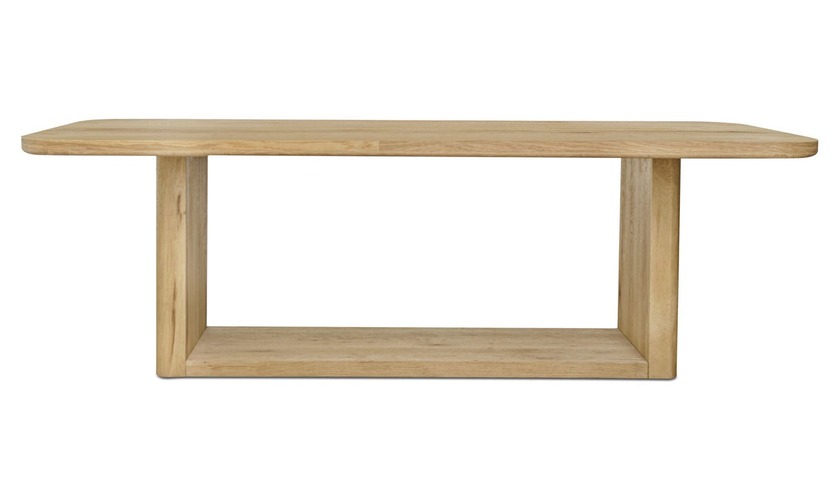 Blake Dining Table Rustic Oak by Moe's Home at Eve Furniture