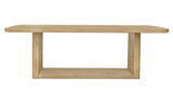 Blake Dining Table Rustic Oak by Moe's Home at Eve Furniture