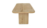 Blake Dining Table Rustic Oak by Moe's Home at Eve Furniture