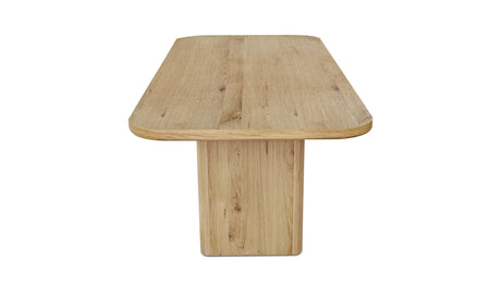 Blake Dining Table Rustic Oak by Moe's Home at Eve Furniture