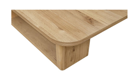 Blake Dining Table Rustic Oak by Moe's Home at Eve Furniture