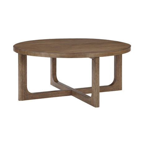 Blake Light Brown Cocktail Table by Homelegance at Eve Furniture