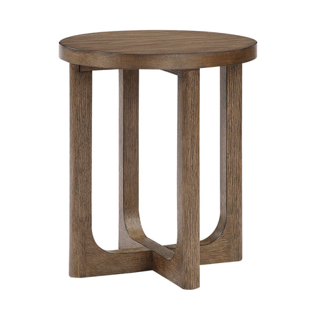 Blake Light Brown End Table by Homelegance at Eve Furniture