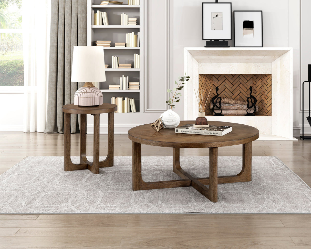 Blake Light Brown End Table