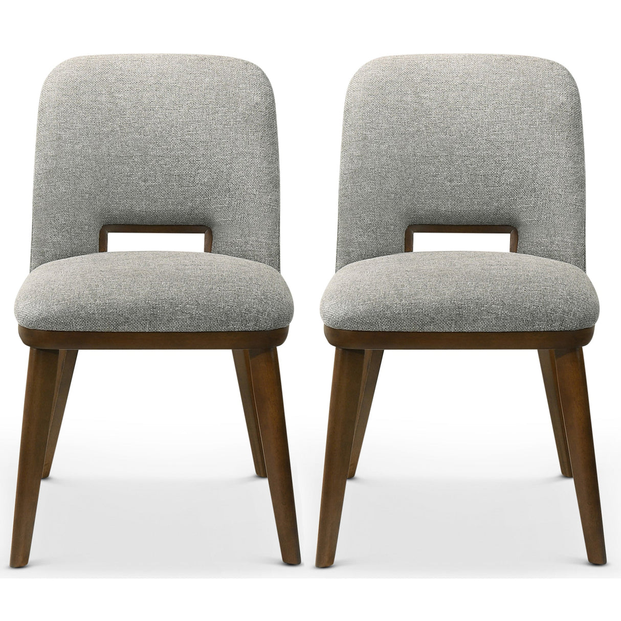 Blake Light Grey Fabric Dining Chair (Set of 2)