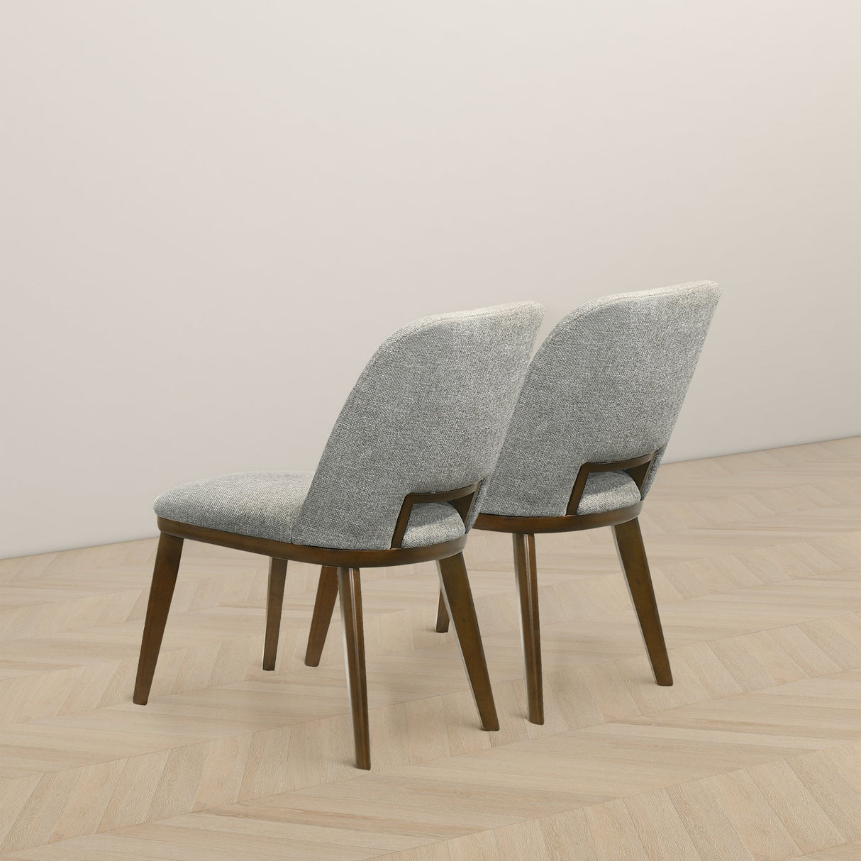 Blake Light Grey Fabric Dining Chair (Set of 2)