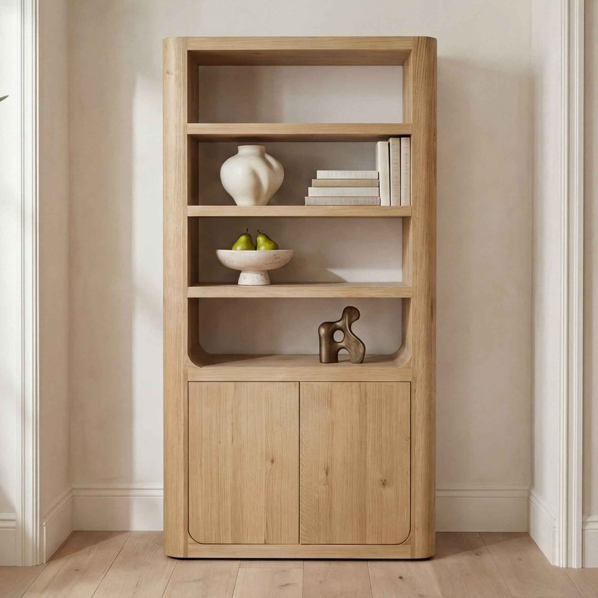 Blake Rustic Oak Tall Cabinet by Moe's Home at Eve Furniture