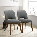Blaken Dark Grey Fabric Dining Chair (Set Of 2) by Ashcroft Imports at Eve Furniture