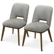 Blaken Light Grey Fabric Dining Chair (Set Of 2) by Ashcroft Furniture at Eve Furniture