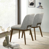 Blaken Light Grey Fabric Dining Chair (Set Of 2) by Ashcroft Imports at Eve Furniture