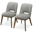 Blaken Light Grey Fabric Dining Chair (Set Of 2) by Ashcroft Imports at Eve Furniture