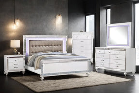 Blanca White 4-piece King Bedroom Set by Happy Homes at Eve Furniture