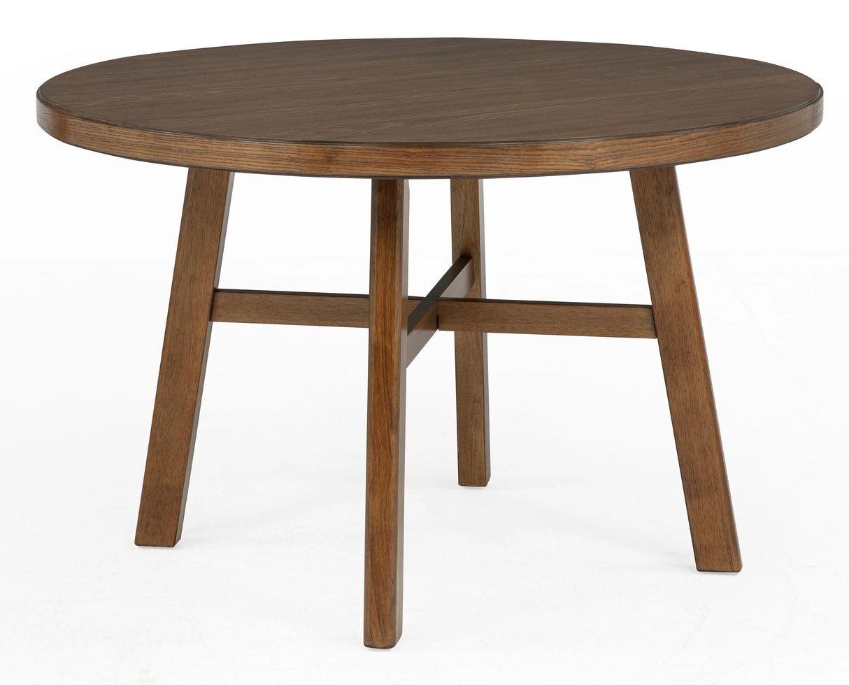 Blanche Brown 5-Piece Round Dining Set by Crown Mark at Eve Furniture