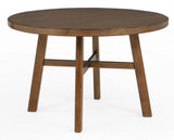 Blanche Brown 5-Piece Round Dining Set by Crown Mark at Eve Furniture