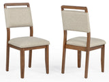 Blanche Brown 5-Piece Round Dining Set by Crown Mark at Eve Furniture