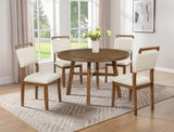 Blanche Brown Round Dining Table by Crown Mark at Eve Furniture
