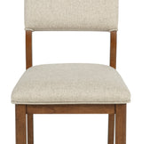 Blanche Brown/Beige Dining Side Chair, Set of 2 by Crown Mark at Eve Furniture