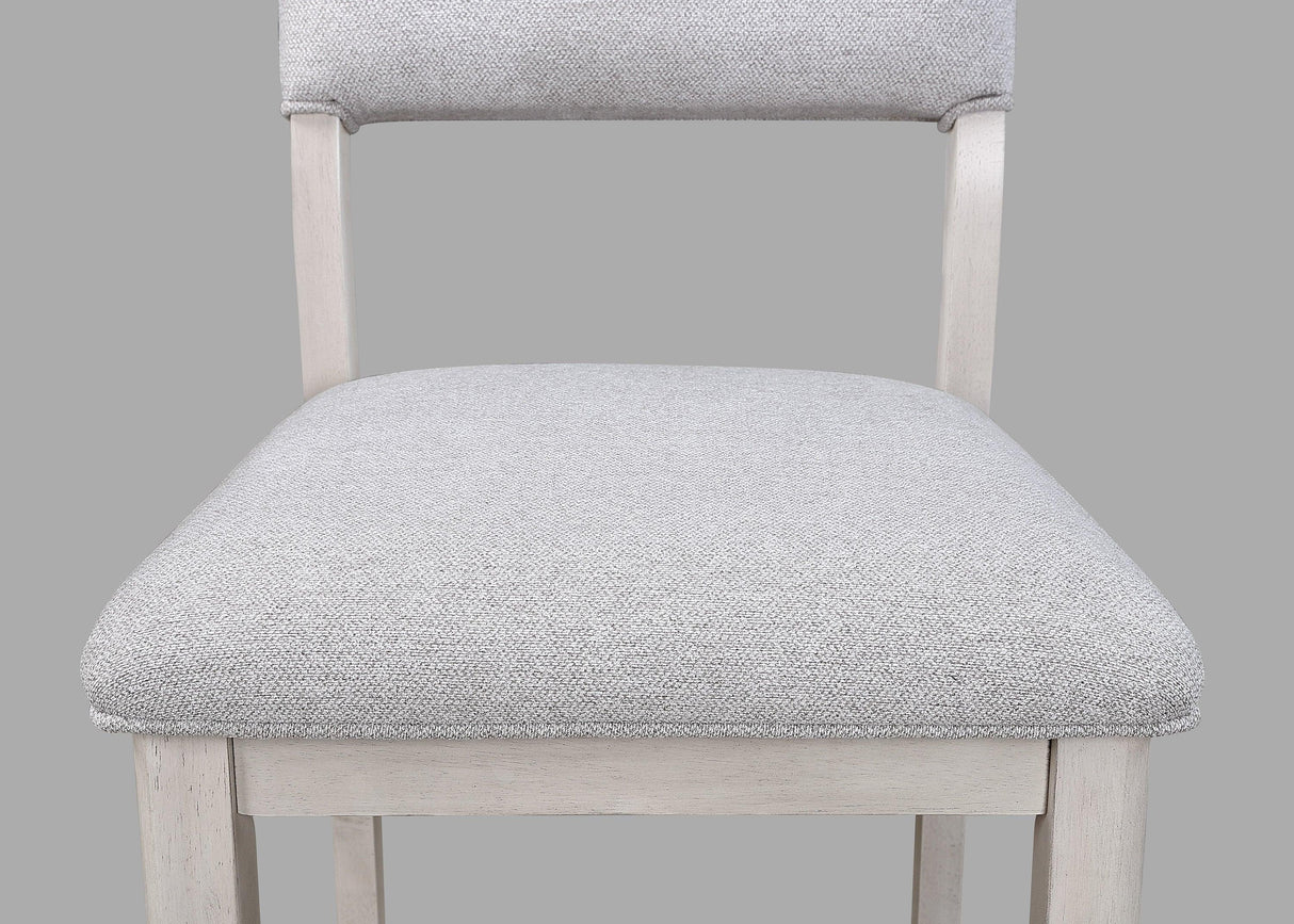 Blanche Gray Round Counter Height Dining Set by Crown Mark at Eve Furniture
