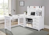 Blanche White 3-Piece Corner Desk