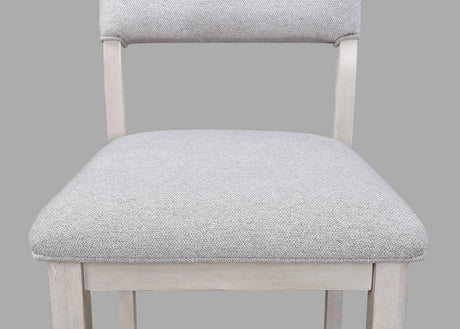 Blanche Gray Round Counter Height Dining Chair, Set of 2 by Crown Mark at Eve Furniture