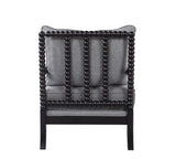 Blanchett Gray/Black Cushion Back Accent Chair by Coaster at Eve Furniture