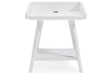 Blariden White Accent Table by Ashley at Eve Furniture