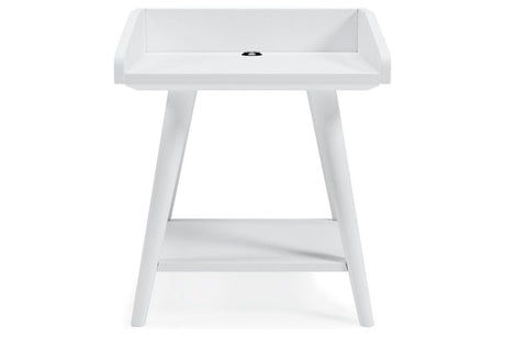 Blariden White Accent Table by Ashley at Eve Furniture