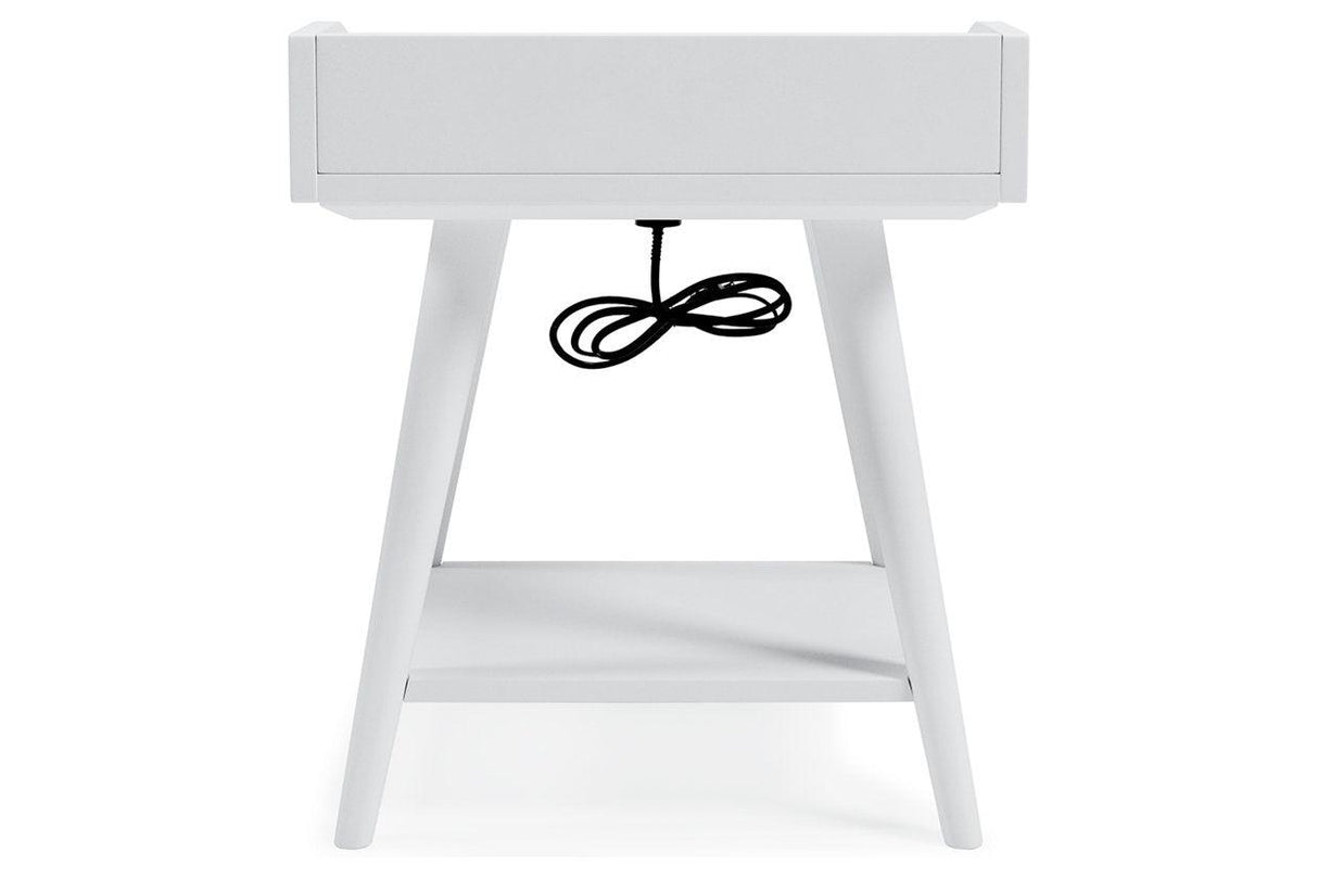 Blariden White Accent Table by Ashley at Eve Furniture