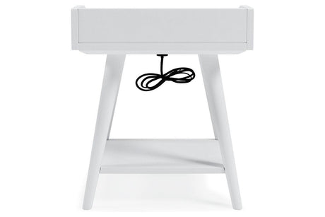 Blariden White Accent Table by Ashley at Eve Furniture