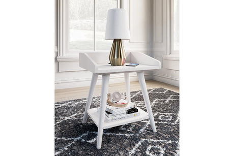 Blariden White Accent Table by Ashley at Eve Furniture