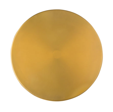 Blaze Glass and Brass Side Table by TOV Furniture at Eve Furniture