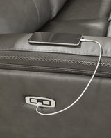 Bleckley Anchor 5-Piece Power Reclining Sectional by Ashley at Eve Furniture