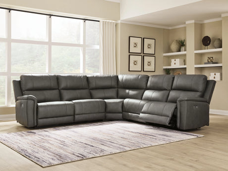 Bleckley Anchor 5-Piece Power Reclining Sectional by Ashley at Eve Furniture