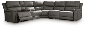Bleckley Anchor 6-Piece Power Reclining Sectional by Ashley at Eve Furniture