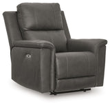 Bleckley Anchor Power Recliner With Adjustable Headrest by Ashley at Eve Furniture