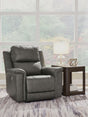 Bleckley Anchor Power Recliner With Adjustable Headrest by Ashley at Eve Furniture