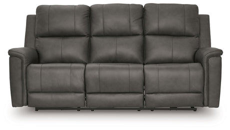 Bleckley Anchor Power Reclining Sofa and Loveseat by Ashley at Eve Furniture
