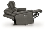 Bleckley Anchor Power Reclining Sofa With Adjustable Headrest by Ashley at Eve Furniture