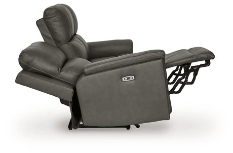 Bleckley Anchor Power Reclining Sofa and Loveseat by Ashley at Eve Furniture