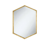 Bledel Gold Hexagon Shaped Wall Mirror by Coaster at Eve Furniture
