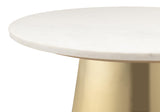 Bleeker Marble Coffee Table by TOV Furniture at Eve Furniture