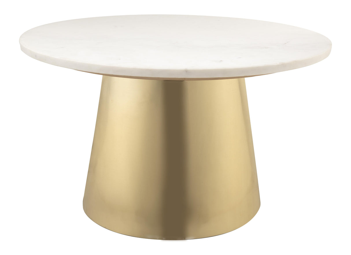 Bleeker Marble Coffee Table by TOV Furniture at Eve Furniture
