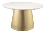 Bleeker Marble Coffee Table by TOV Furniture at Eve Furniture