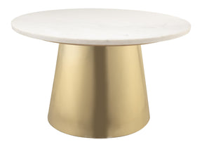 Bleeker Marble Coffee Table by TOV Furniture at Eve Furniture