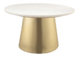 Bleeker Marble Coffee Table by TOV Furniture at Eve Furniture